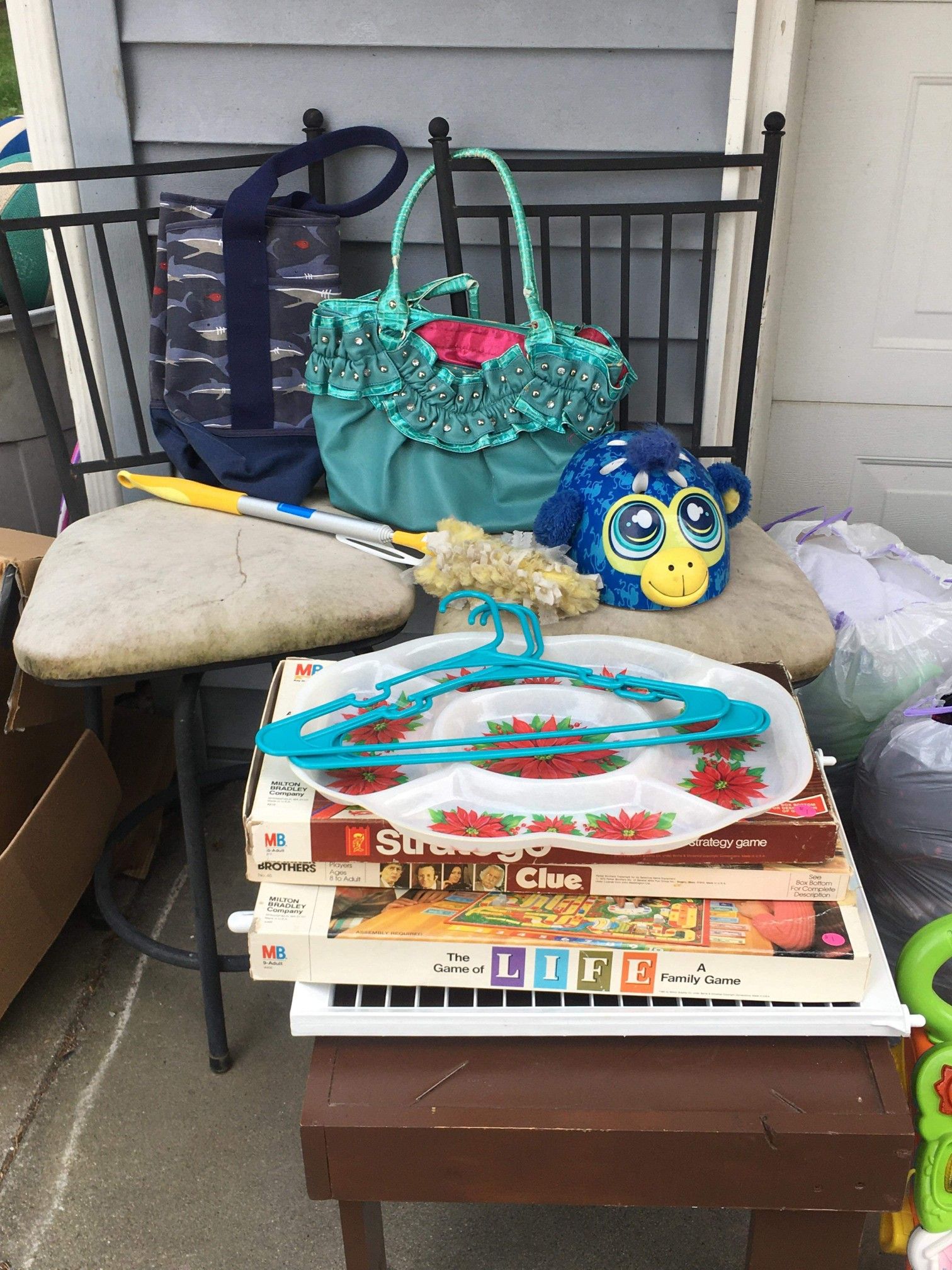 All free free rocking recliner loveseat comes apart in 4 pieces just