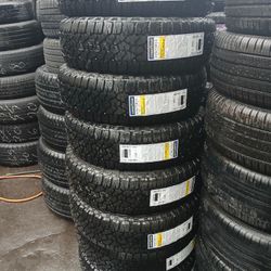4 New Tires Installed/ 4 Llantas Nuevas Instaladas 235/75/15 Good Year Tires