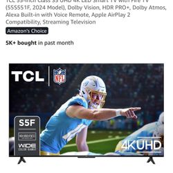 55-Inch TV and TV Mount