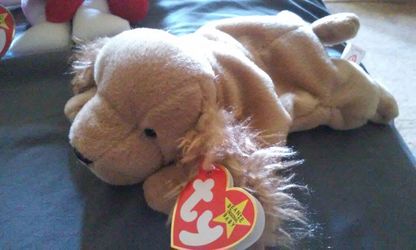 RARE BEANIE BABY *SPUNKY
