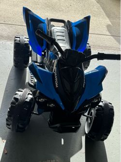 Kids Electric ATV 4 Wheeler – Blue