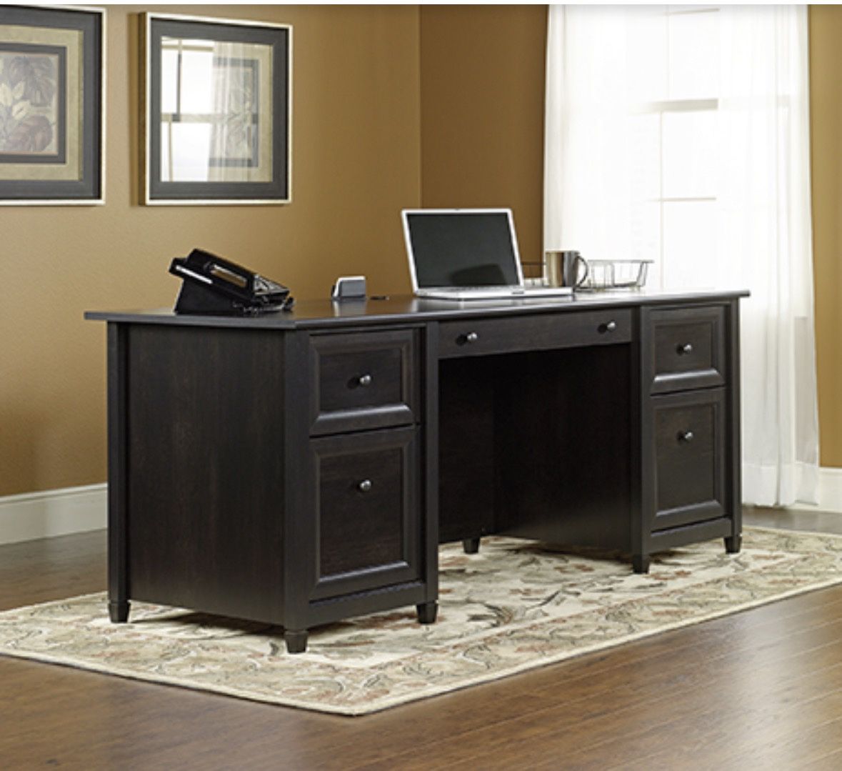 Black Executive Desk
