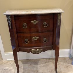 Marble Top Side Table