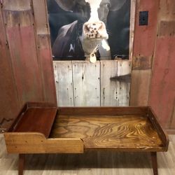 Primitive Rustic Wooden Cobblers Coffee Table