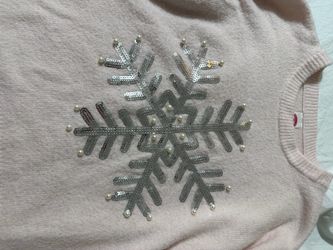 Pink snowflake shirt