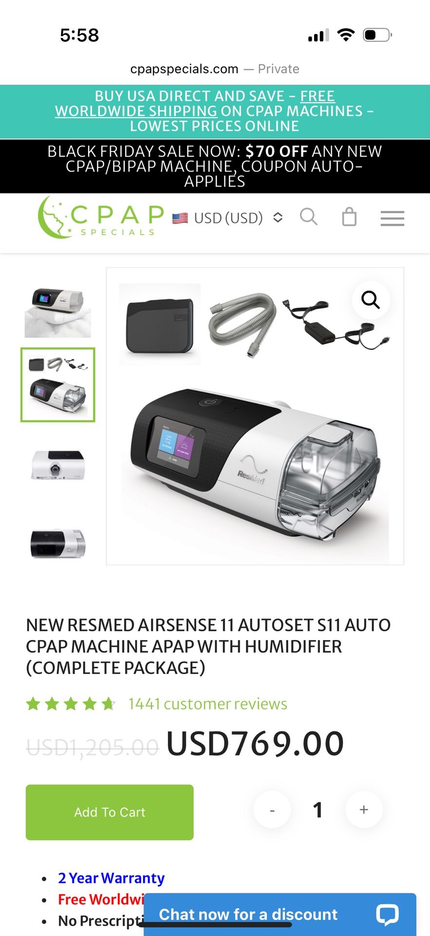 C Pap Machine And Components