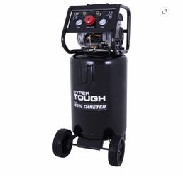 Hyper Tough 20 Gallon 1.8 HP Vertical Quiet Air Compressor 150 PSI 1-Stage