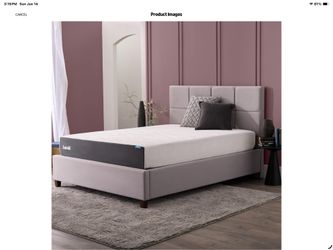 Twin XL  memory foam mattress lucid, comfort collection
