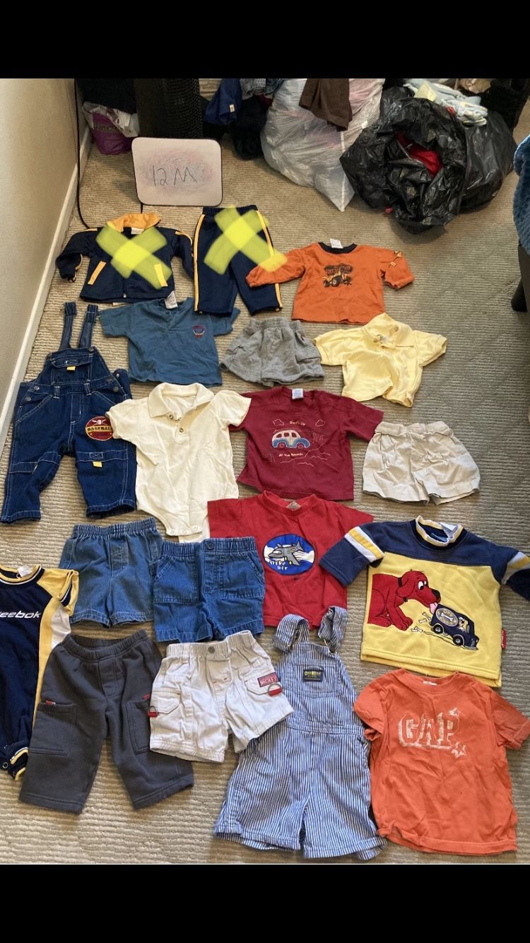 Boy Clothes Size 18-24M On Hold