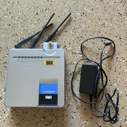 Linksys wireless-G Broadband router with SRX