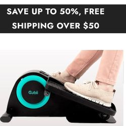 Cubii GO Aqua Compact Whisper Quiet Under Desk Elliptical