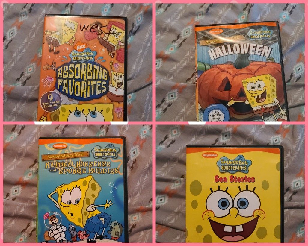 Spongbob Squarepants DVD's
