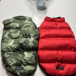 Hotel doggy puffer Vest Size large