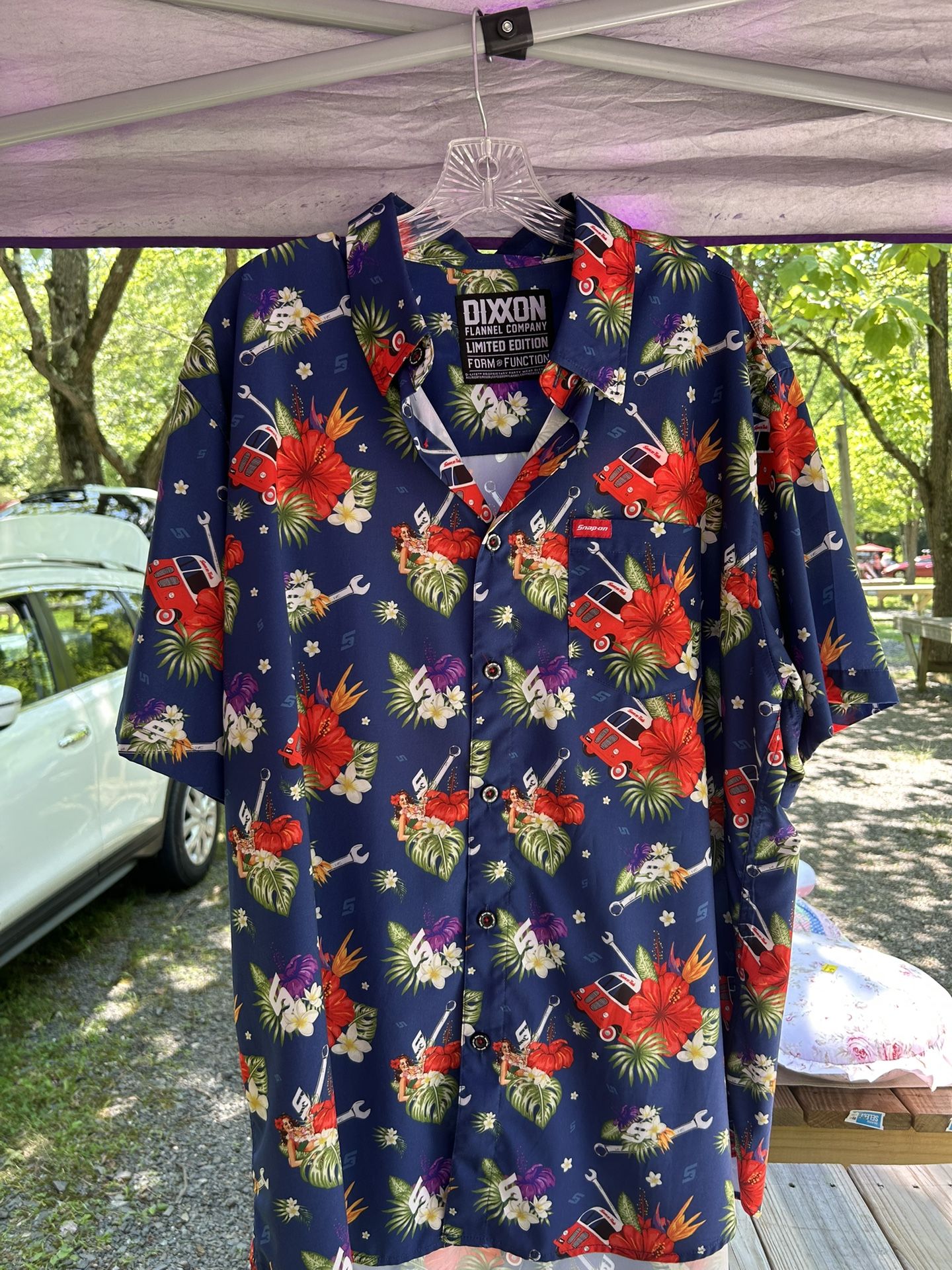 Limited Edition Snap On Hawaiian Shirt