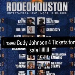 Cody Johnson Tickets !