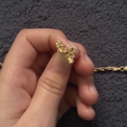 10K Nugget Earrings 