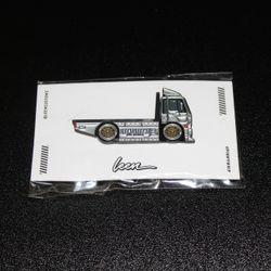 LEEN CUSTOM PINS "Hauler" Open Edition Exclusive Pin 4/20 SNKR Drop In Hand