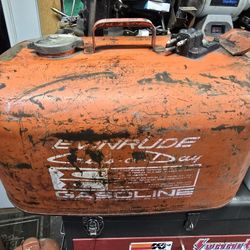 Vintage Evenrude Outboard Motor Gas Can/Tank