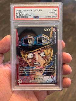 2023 One Piece Awakening of the New Era Sabo Leader Alt Art #OP05-001 PSA 10