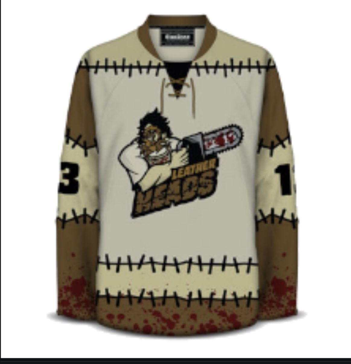 Geeky Jersey Leather Face XL Brand New $120 OBO