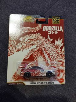 Hot Wheels Premium Pop Culture GODZILLA Nissan Skyline GT-R R34