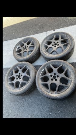 4 — 205/50r17 5x100 5x3.94 Stock Dodge Neon SRT4 Prius Corolla Impreza wheels Rims Tires!!