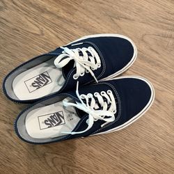 Navy Blue vans - like new