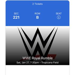 Royal Rumble Mobile Tickets