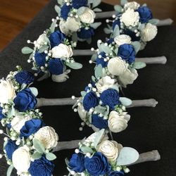 Wood Flowers Bouquets $35 Ea