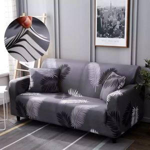 Photo Sofa Cover Slipcover Elastic Cushion Cover for 2 Seater Loveseat and 2 1 Seater Sofa with 3 pcs pillow case (1 Set)