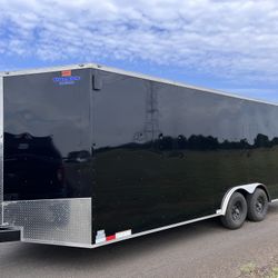 8.5x20 ENCLOSED CAR HAULER TRAILER WITH *TITLE*