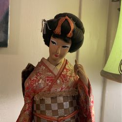 Japanese Musical Geisha Vintage 