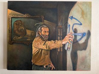 Original “Saint Geronimo” Oil Painting