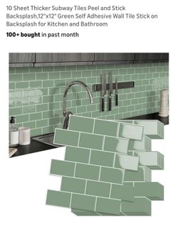 Peel And Stick Backsplash Brand New