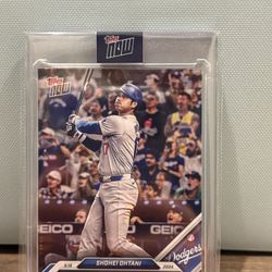 2024 Topps Shohei Ohtani 50/50 Club Card - Comes In One Touch Case