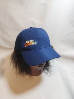 Dark blue all out mayhem adjustable hat new