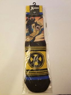 Wolverine x-men socks adult marvel comics