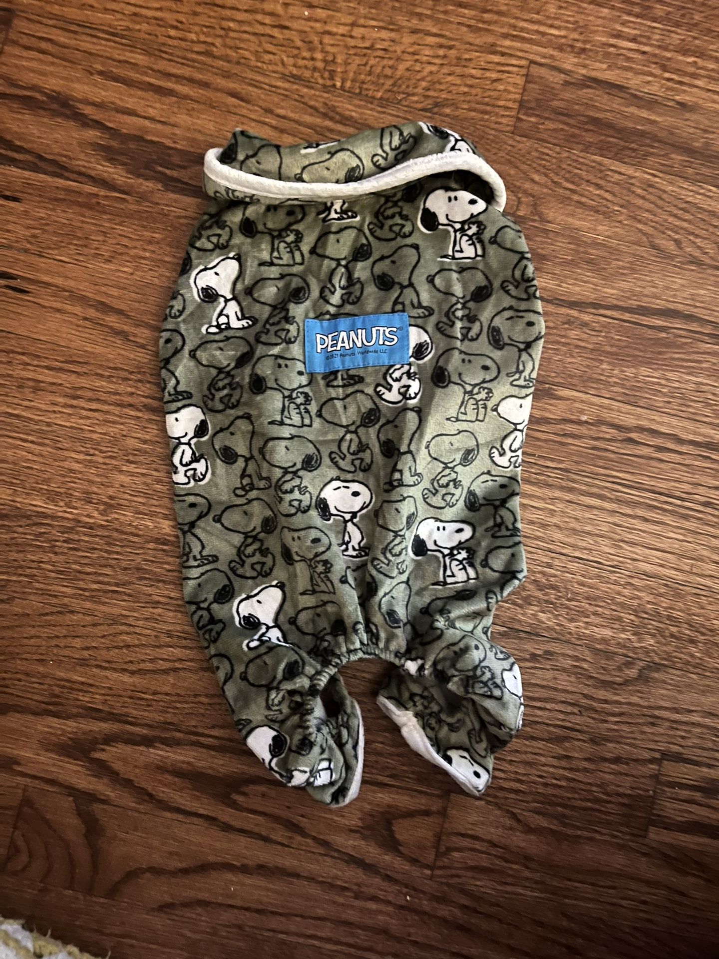 Snoopy Dog Cat Pajamas Apparel Holiday Soft by Berkshire Pet Collection XS