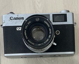 Canon Canonet QL19 Vintage 35mm Film Camera Canon SE 45mm 1:1.9 Lens