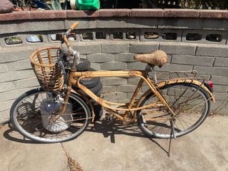 Vintage bamboo bicycle