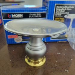 Pedestal Brass Soap Dish