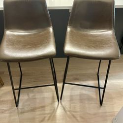 Set of Two, Counter Height Stools