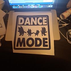 Dance Mode Sticker Bluey 