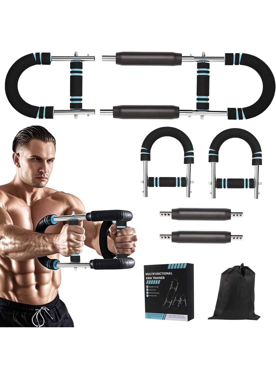 Adjustable Resistance Bar For Full Body Workout Brand New