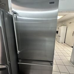 36” Viking Built In Stainless Steel Refrigerator 