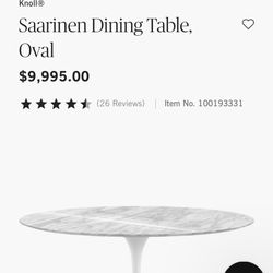 Saarinen Dining Table, Oval