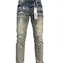 Purple jeans 