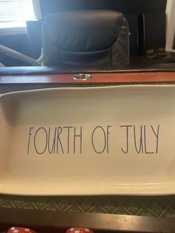 Rae Dunn Fourth Of July Platter