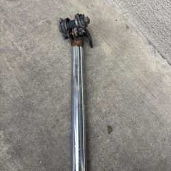 Bike Seat post with seat clamp 25.4  12” Long