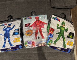 PJ Masks Kids Costume Set of 3